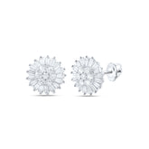 5/8CTW-DIA NKE FASHION ROUND EARRING